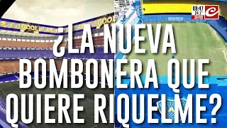 Riquelme propone agrandar la Bombonera