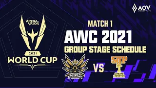 Saigon Phantom vs Archangel - MATCH 1 | AWC 2021 Grup Stage Day 4 - Garena AOV Indonesia