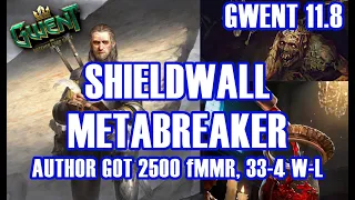 Shieldwall metabreaker goes 33-4 W-L | Northern Realms Witchers | Gwent 11.8