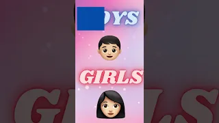 Boys vs Girls Choose Gift