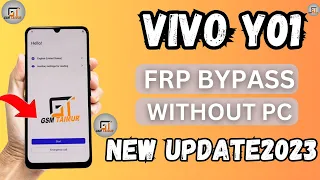 Vivo Y01 FRP BYPASS/Unlock (Without Pc) New Method 2023 Android 12 All Vivo Android 12 FRP Reset100%