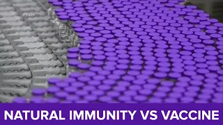 Natural immunity not as effective as COVID-19 vaccine, new study shows