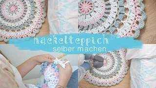 Häkelteppich selber häkeln | Häkelanleitung DIY Teil 1