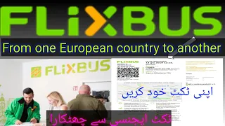 How to book a ticket online europe | flix bus |