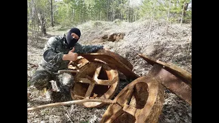 НАШЛИ ПОД ЗЕМЛЁЙ КОЛОДЦЫ С ТОННАМИ МЕТАЛЛА/РЕЛЬСЫ/МЕТАЛЛОКОП