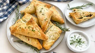 Savory Mushroom And Lentil Hand Pies Recipe