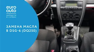 ЕвроАвто / EUROAUTO Замена масла в DSG-6 (DQ250)