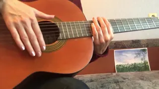 Гранитный камушек Божья коровка (разбор на гитаре, пять видов аккомпанемента)