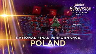 Sara James - Somebody - Poland 🇵🇱 - National Final Performance - Junior Eurovision 2021