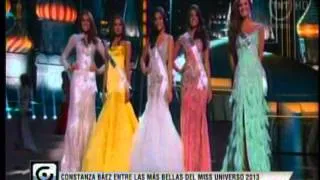 CONSTANZA BAEZ / 3er puesto en el Miss Universo 2013