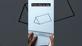 How to draw prism step by step #youtubeshorts #shorts #viral #drawing #physics #draw #prism