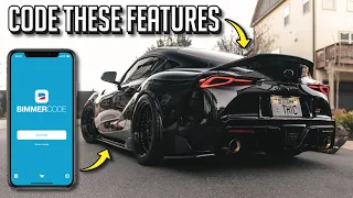 TOP FEATURES TO CODE INTO YOUR SUPRA! (Bimmercode for the a90 supra)