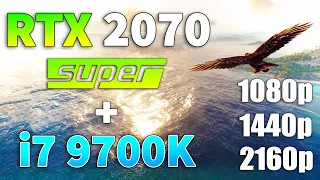 RTX 2070 SUPER + i7 9700K Test in 10 Games
