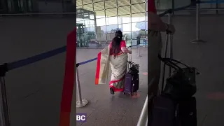 Anuradha Paudwal spotted at airport