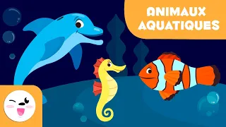 Les animaux aquatiques pour enfants-Vocabulaire pour les enfants