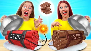 Real Food vs Chocolate Food Challenge | Food Battle by Multi DO Fun Challenge