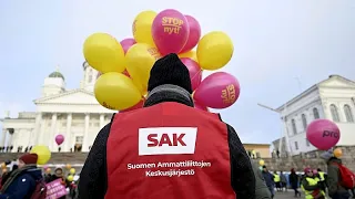 Finland's transport networks crippled by ongoing national strike action