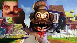 Hello Neighbor - My New Neighbor Big Chef Monkey (Dark Deception) Act 3 Gameplay Walkthrough