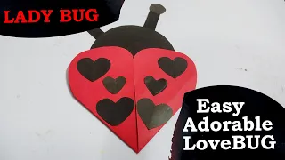 Love Bug Valentines day Card | DIY Crafts for Kids