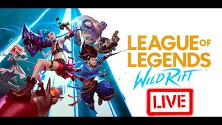 LIVE - LEAGUE OF LEGENDS WILD RIFT AO VIVO | JOGANDO COM OS INSCRITOS | PLAYERNERD YT