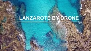 Beautiful aerial video of Canary Islands (drone in Lanzarote) in 4k