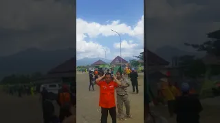 Detik-detik saat Gempa Lombok Siang Ini Terjadi di Lapangan Tanjung