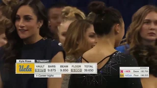 Katelyn Ohashi UCLA Floor vs Nebraska 2019 NCAA 9.95