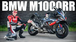 2024 BMW M1000R (214HP) First Ride REVIEW : Full Carbon Competition Pack!