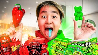 Extreme Spicy Vs Sour Challenge!!