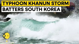 Typhoon Khanun storms into South Korea's Jeju island | WION Originals