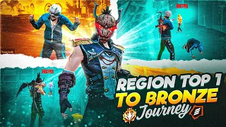 Cs Rank Region Top 1 To Bronze Highlights 🤯 | Garena Free Fire