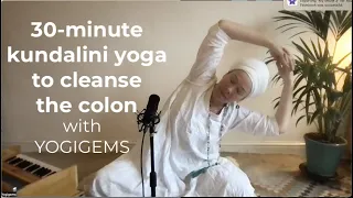 30 minute kundalini yoga to cleanse the colon | DIGESTIVE DETOX | Yogigems