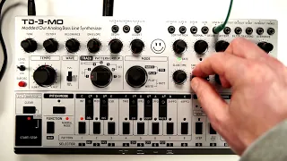 Behringer TD-3-MO & my Roland TR-909 [no talking] - techno/electro/house