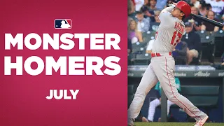 LONGEST homers of July! (Monster shots from Shohei Ohtani and more!)