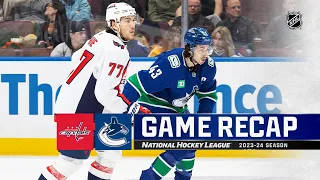 Capitals @ Canucks 3/16 | NHL Highlights 2024