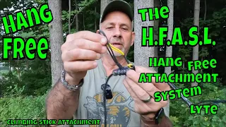 How To Easily Attach Your Climbing Sticks With The Hang Free System.