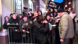 Al Pacino signing autographs after Glengarry Glen Ross 12-30-2012