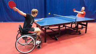 Wheelchair Table Tennis ft. Pro Player