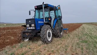 Evlek nasıl alınır? #tarla nasıl sürülür? #detaylı anlatım #newholland 75-56s nadas #ciğer var ciğer