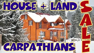 ✅ UKRAINE House in Carpahian region with a cool land plot for SALE