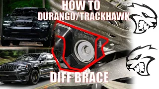 Dodge Durango Hellcat - Jeep Trackhawk Rear Diff Brace Install How-To