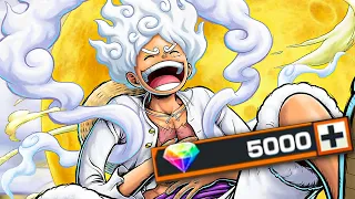 O DESPERTAR DE UM DEUS! GASTEI TUDO NO LUFFY GEAR 5 EX NO MELHOR JOGO DE ONE PIECE PARA CELULAR...