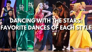 Dancing With the Stars: Favorite Dances of Each Style