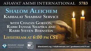 Shalom Aleichem Kabbalat Shabbat for Tetzaveh