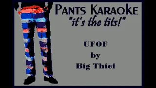 Big Thief - UFOF [karaoke]