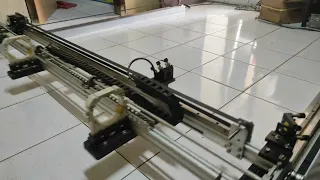 ukuran raksasa 😂 bikin  mesin Laser co2 ukuran kerja 1triplek pesanan lombok ❤️❤️