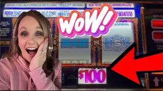 Huge Jackpot Alert: $100 Top Dollar Slot 💥 2nd Spin Jackpot! | Staceysslots.com