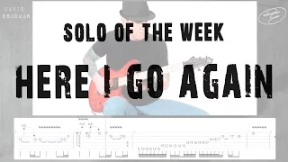 Solo Of The Week: 42 Whitesnake - Here I Go Again