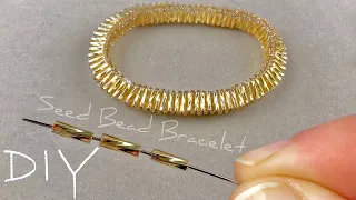 Bugle Bead Bracelet Tutorial: How to Make a Beaded Bracelet with Bugle Beads