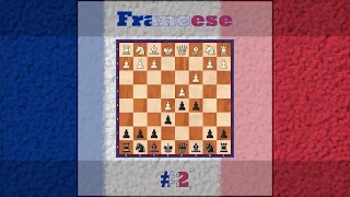 Aperture di scacchi : difesa francese - variante di spinta #2